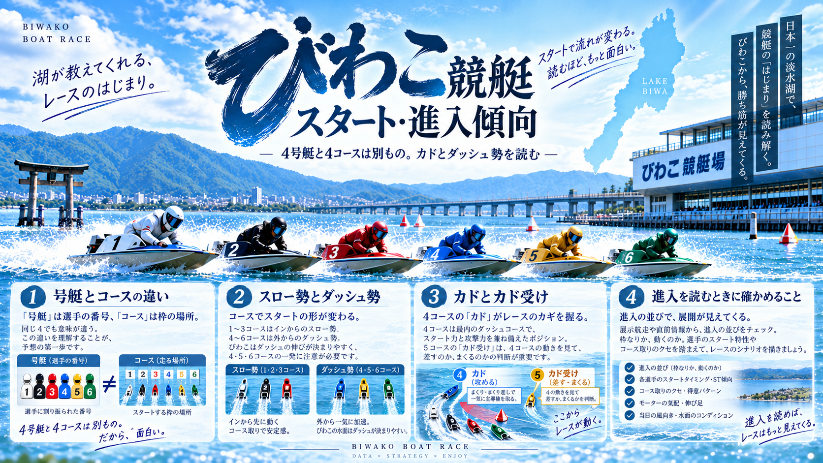 びわこ競艇スタート・進入傾向の画像